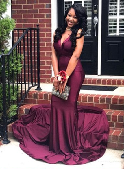 Mermaid Backless Sexy Custom Made Charming Prom Dress cg6723