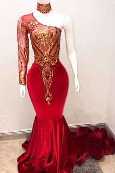 Elegant One the Shoulder Prom Dresses,Mermaid Evening Dresses cg6989
