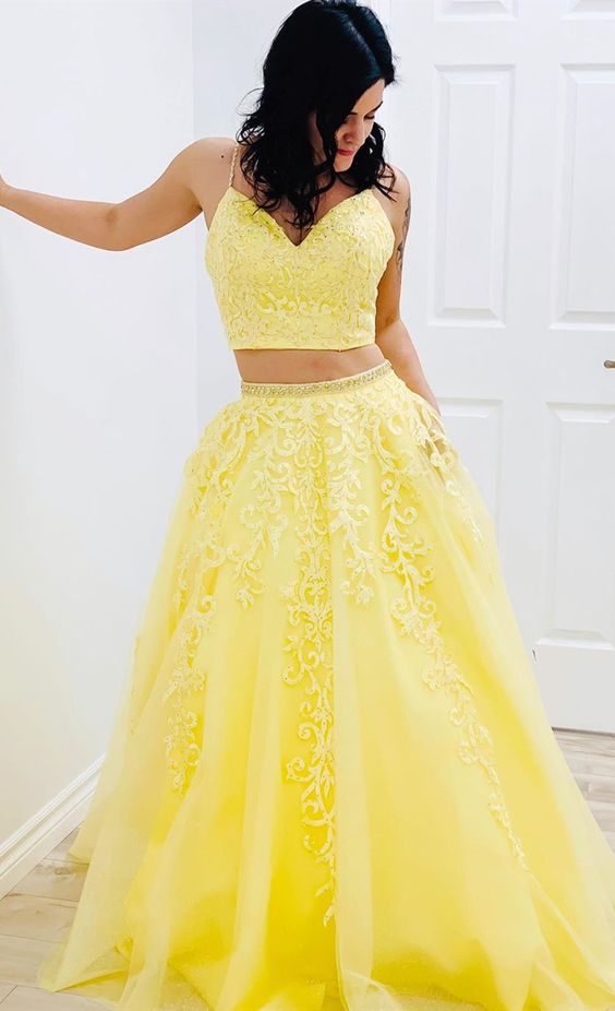 Two pieces prom dress 2020 cg7033