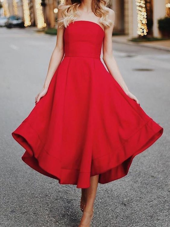 Sexy Red Sleeveless Skater Dress Maxi Dress prom Evening Dress cg7719
