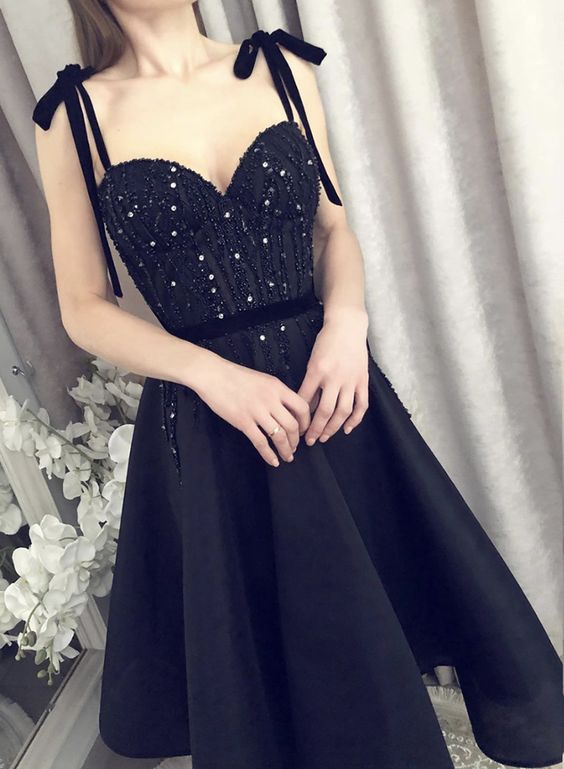 black short party dress, homecoming dress cg7771