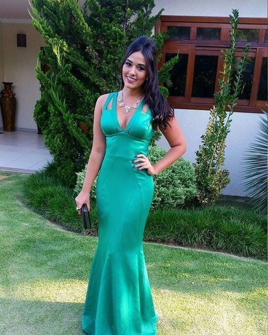 Meerjungfrau-Ballkleid, Satin-Ballkleid cg7846