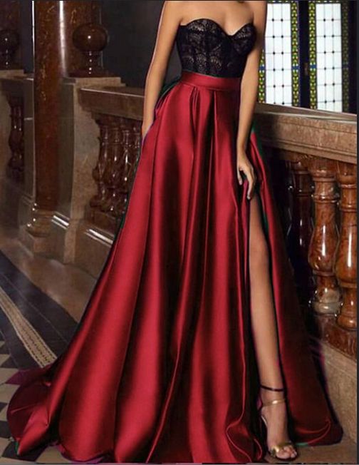 2020 Ballkleider Langes Ballkleid Mode Schule Tanzkleid Winter Abendkleid cg8024