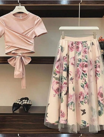 Süßes zweiteiliges kurzes Homecoming-Kleid, Abendkleid cg807