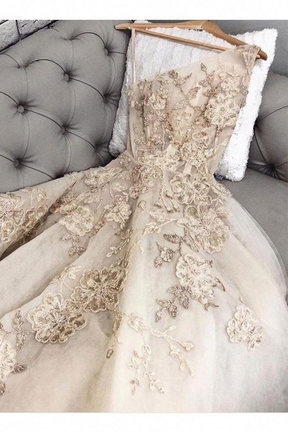 Romantic Prom Dresses Ball Gown,Unique long party dress cg8311