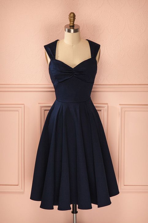 Dark Navy Short Homecoming Dress cg8363