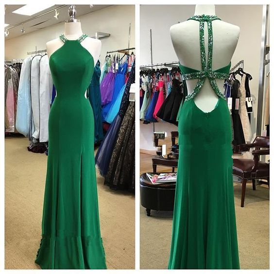 Halter Prom Dress,Backless Prom Dress,Beaded Prom Dress,Fashion Prom Dress,Sexy Party Dress, New Style Evening Dress cg8591