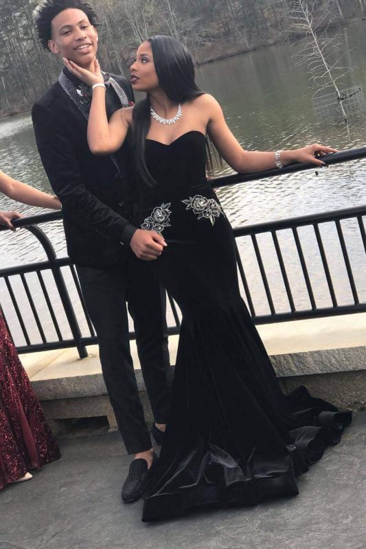 Sweetheart Sleeveless Lace Floor Length Prom Dresses cg8704