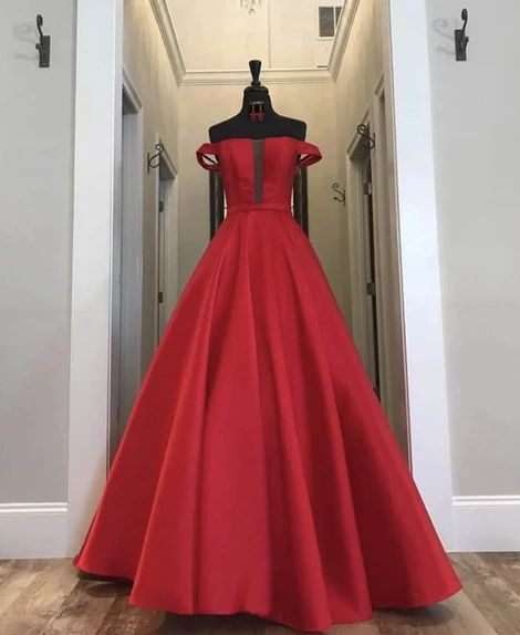 A line satin long prom dress evening dress cg8831
