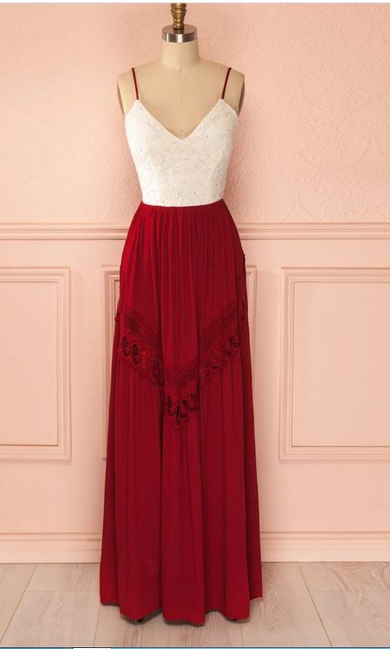 Spaghetti Prom Dress,Deep V Neck Prom Dress,Red Dress,Fashion Prom Dress,Sexy Party Dress, New Evening Dress cg9041