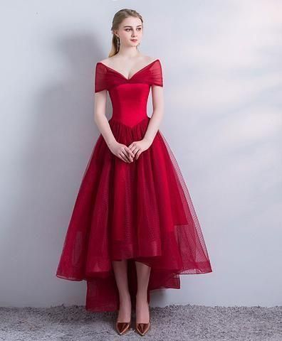 A line off shoulder short prom dress cg9180