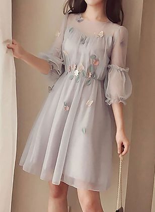 graues Homecoming-Kleid cg9183