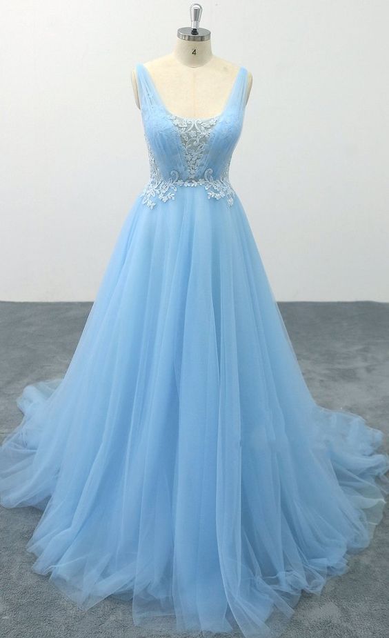 Open Back Lace/Tulle Long Prom Dress 8th Graduation Dress Custom-made Wedding Party Dress cg9380