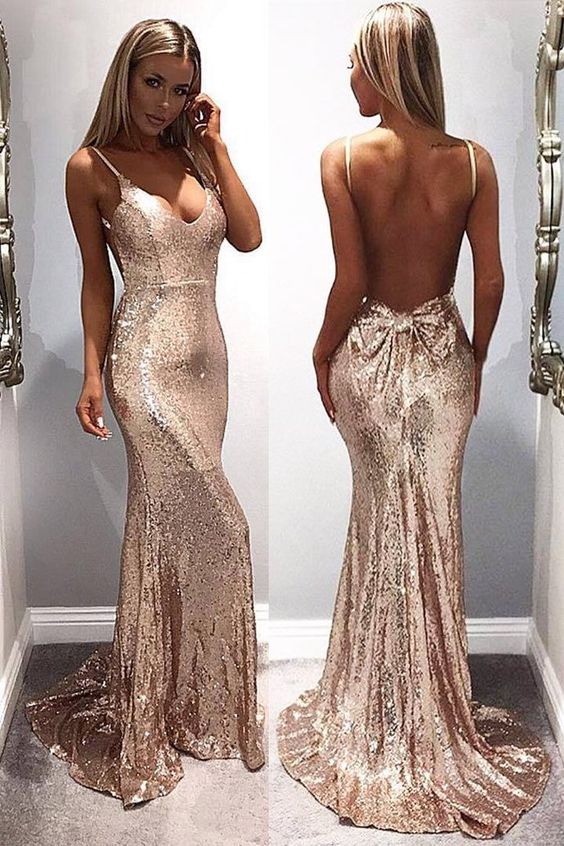 rose gold evening dresses long v neck mermaid sexy sparkly modest women evening prom gown 2021 cg9550 rose gold evening dresses long v neck mermaid sexy sparkly modest women evening prom gown 2021 cg9550