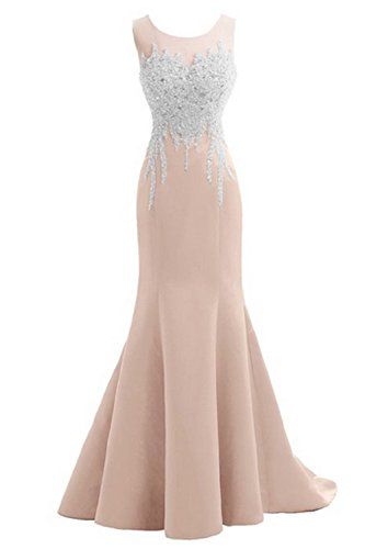 Crystal Mermaid Sexy Backless Sparkly Long Prom Evening Dresses Champagne cg9591