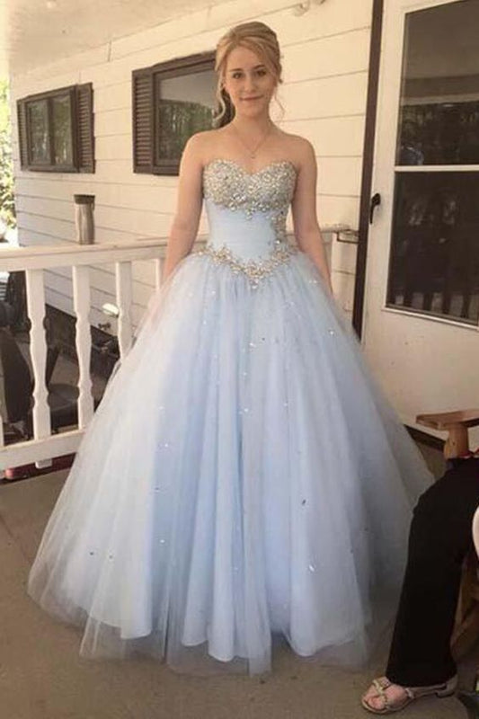 Mode A-Linie Trägerlos Weiß Perlen Hochwertige Brautkleider Brautkleid Ballkleid cg9649
