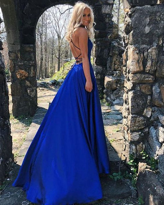 Schlichtes Ballkleid,Sexy rückenfreies Ballkleid,Praty Kleid cg9679