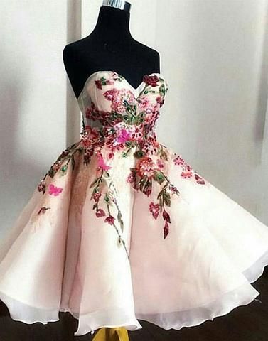 Aline Beige Homecoming Dresses Hollow Sleeveless Appliques Sweetheart Neckline Short Homecoming Dress cg9751