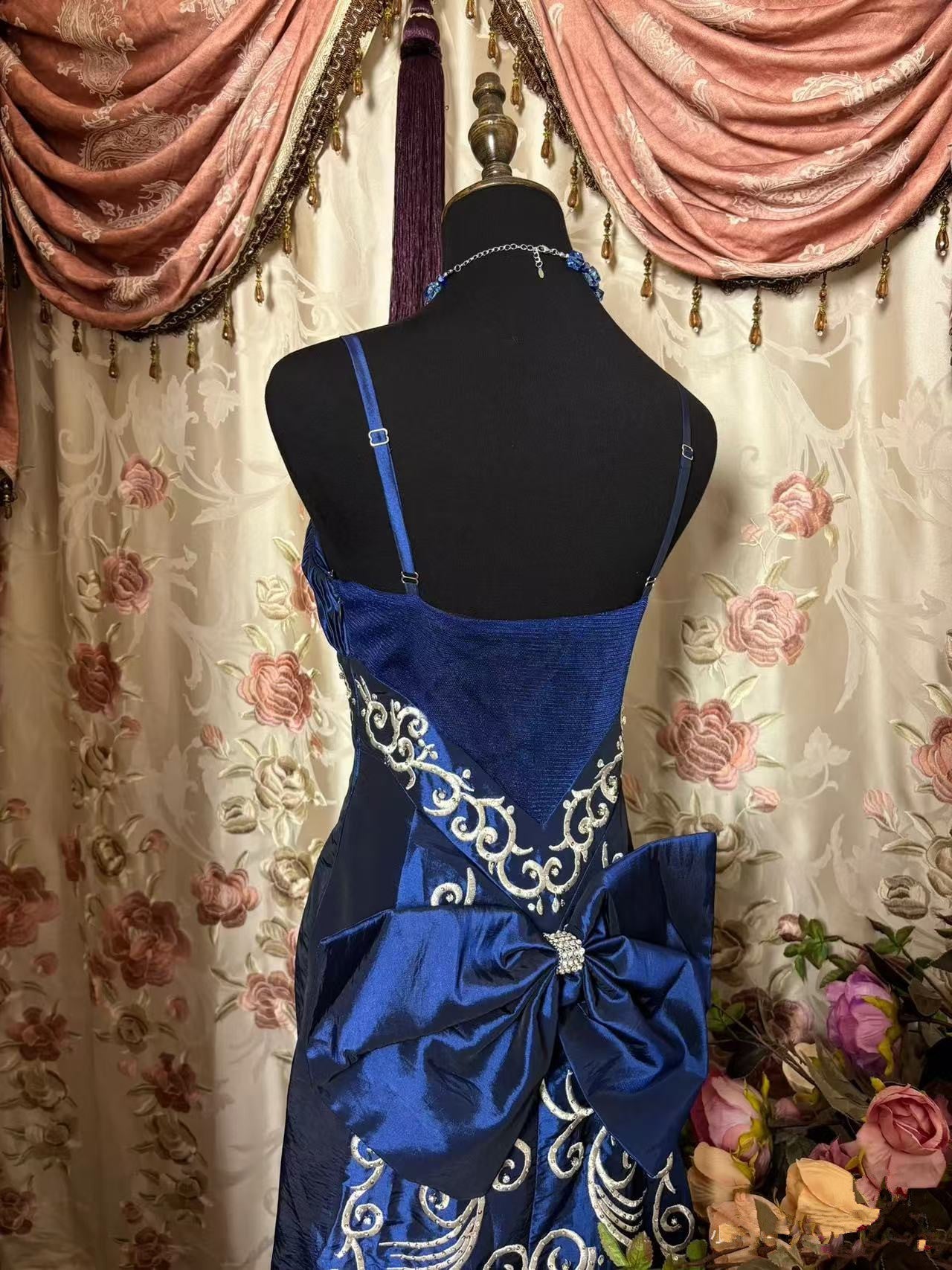 Mermaid Long Prom Dress New Arrival Sexy Blue Evening Dress       cg25243