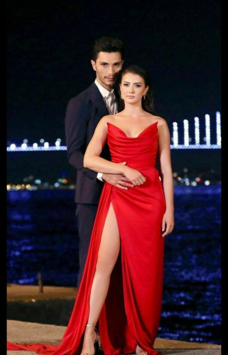 Gorgeous Strapless Slit Red Prom Dress Long Evening Dresses    cg25354