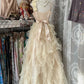 Champagne Vintage Prom Party Gown Evening Dresses    cg25351