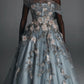 Tulle Ball Gown with Lace Prom Dress evening dress   cg16408