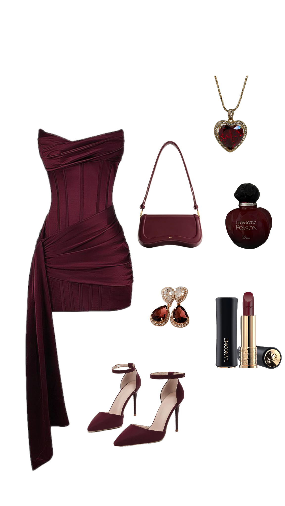 Burgundy short party dress satin homecoming dress    cg25353