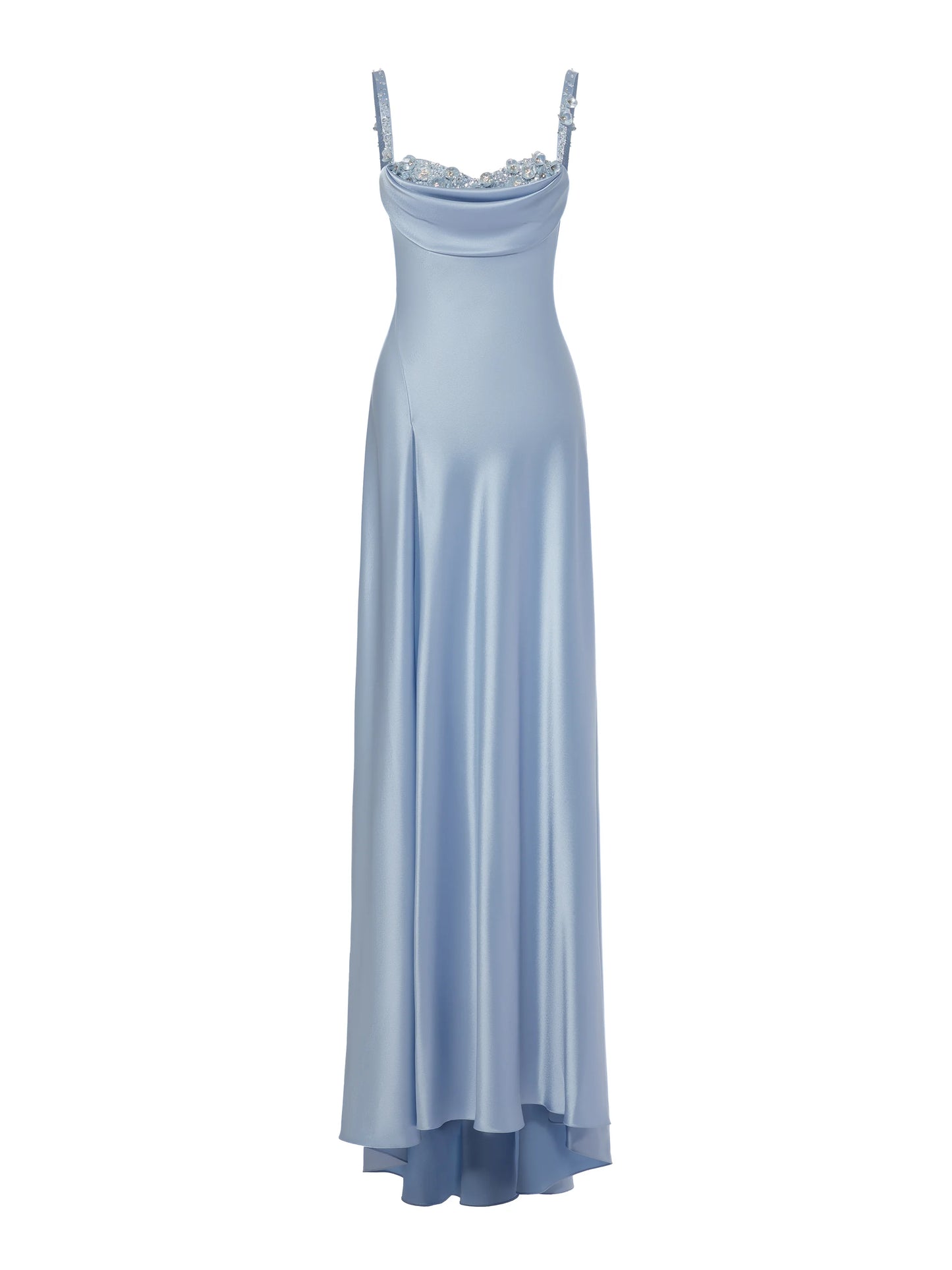 Blue Prom Dress Long Evening Dresses     cg25326