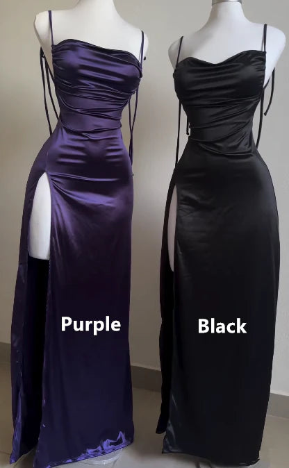 Pretty Sheath Spaghetti Straps Simple Prom Dresses     cg25299