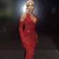 New Arrive Red Prom Gown Evening Dress Long Prom Dress      cg24836