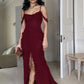 Sexy Burgundy Chiffon Long Prom Dresses Evening Dress      cg25244