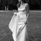 Beautiful Sheath Straps Long White Wedding Dress Evening Dress      cg25238