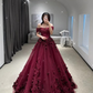 Off The Shoulder Evening Gown Formal Long Prom Dresses      cg25175