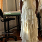 Strapless Chiffon Sleeveless Ivory Long Prom Dress Evening Dresses     cg25217