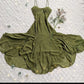 Green Evening Dress, Chiffon Formal Gown, New Prom Dress      cg25218