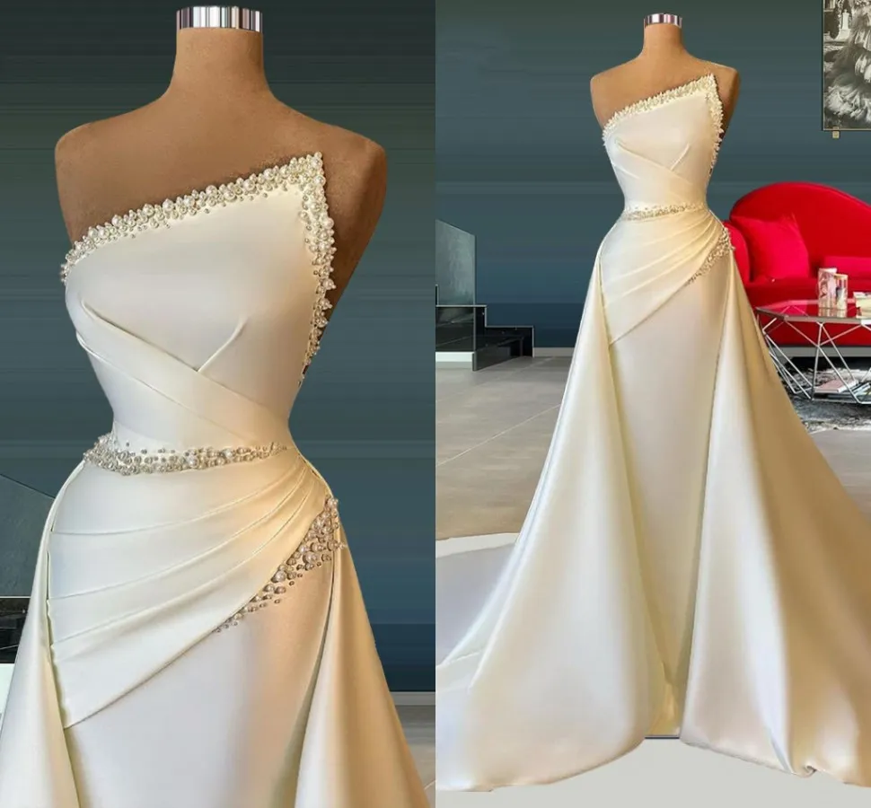 White long Evening Dresses, Prom Party Dresses        cg23695