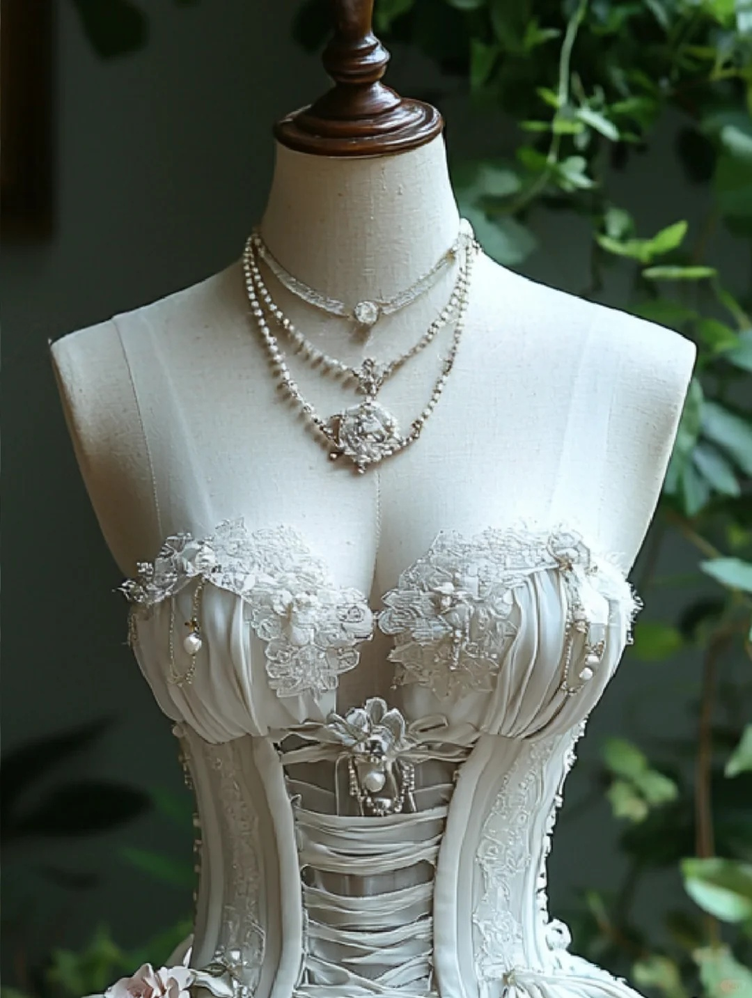 Chiffon Flowers Wedding Dress Sweetheart Dreamy Wedding Gown cg26287