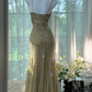 Straps Mermaid Tulle Beading Long Stunning Prom Dresses Elegant Formal Dresses cg26122