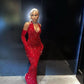 New Arrive Red Prom Gown Evening Dress Long Prom Dress      cg24836