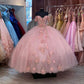 Elegant Prom Dresses Ball Gown Tulle Floor Length Lace Embroidery   cg18123