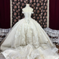 Off The Shoulder Lace Wedding Dress Tulle Formal Wedding Gown  cg26246
