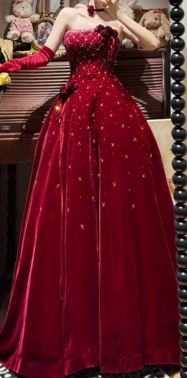 Blaues langes Ballkleid Abendkleid zum 21. Geburtstag cg26107