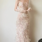 Sparkle Appliques Sheath Prom Dresses Tassel Night Dance Dress cg26085