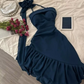 Fashion Chiffon Party Prom Dresses Ruffles Evening Dress     cg25405