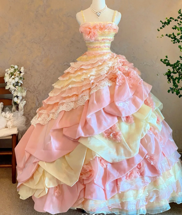 Ball Gown Sweet 16 Birthday Dress Pink Quinceanera Dresses  cg26324