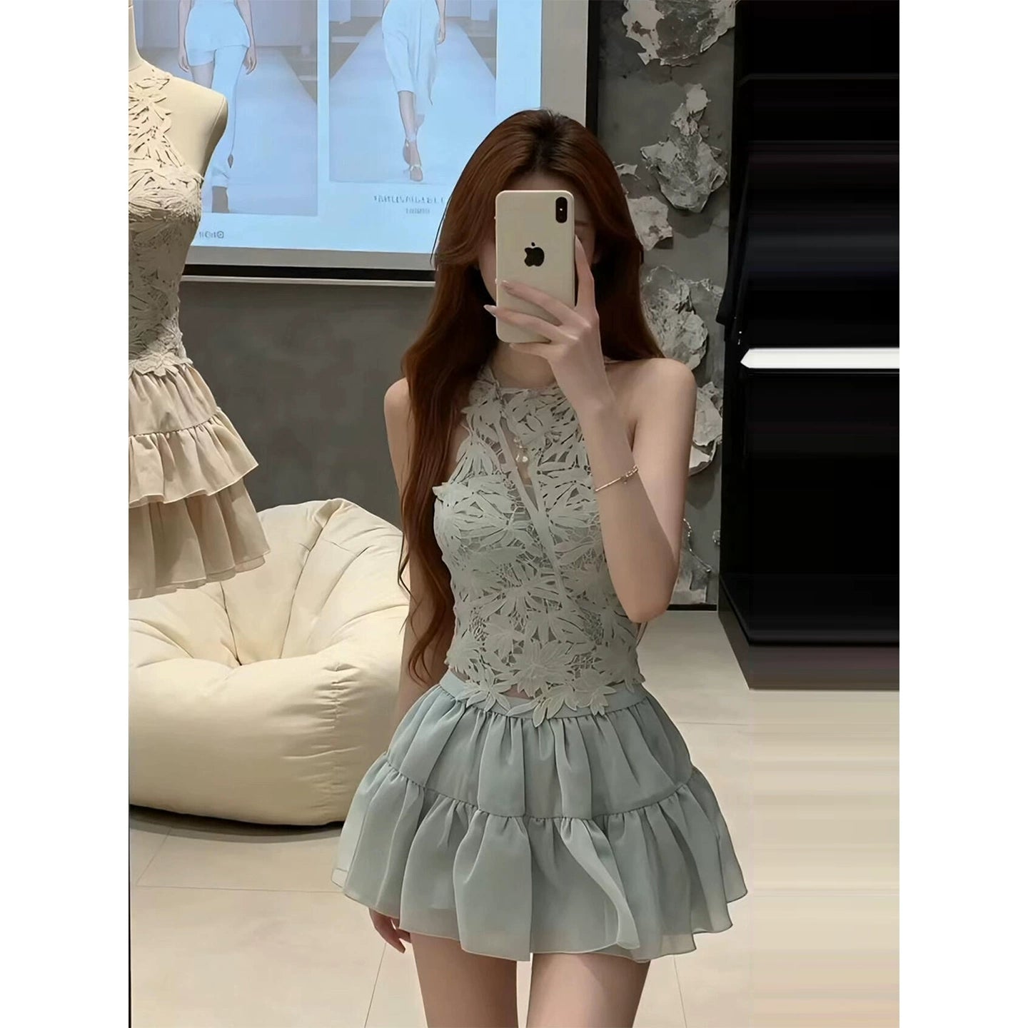 Blaues langes Ballkleid Abendkleid zum 21. Geburtstag cg26107