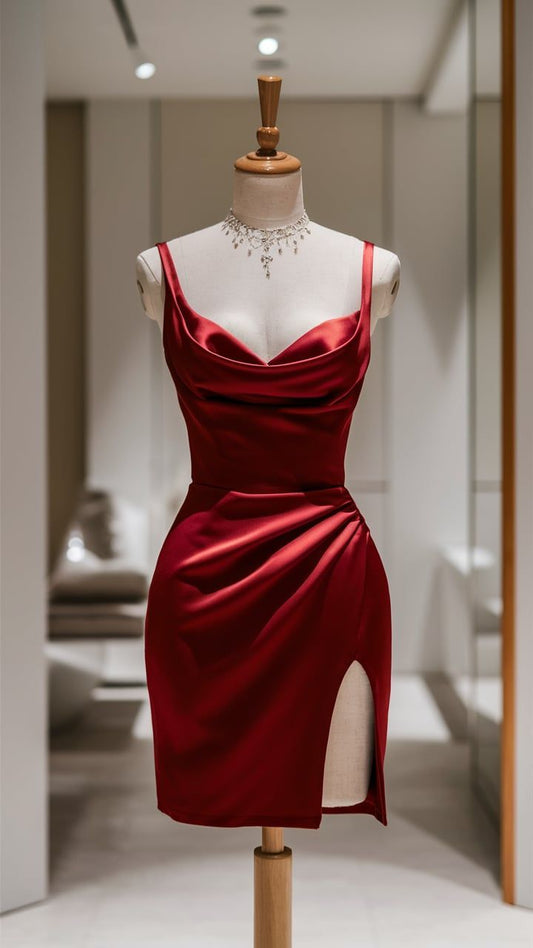Simple Short Party Dress Cocktail Dresses Homecoming Dress     cg25790