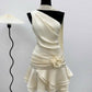 One Shoulder Short Evening Party Dress Homecoming Gowns      cg25591