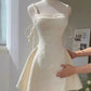 Ivory Short Evening Party Dress Homecoming Gowns      cg25594