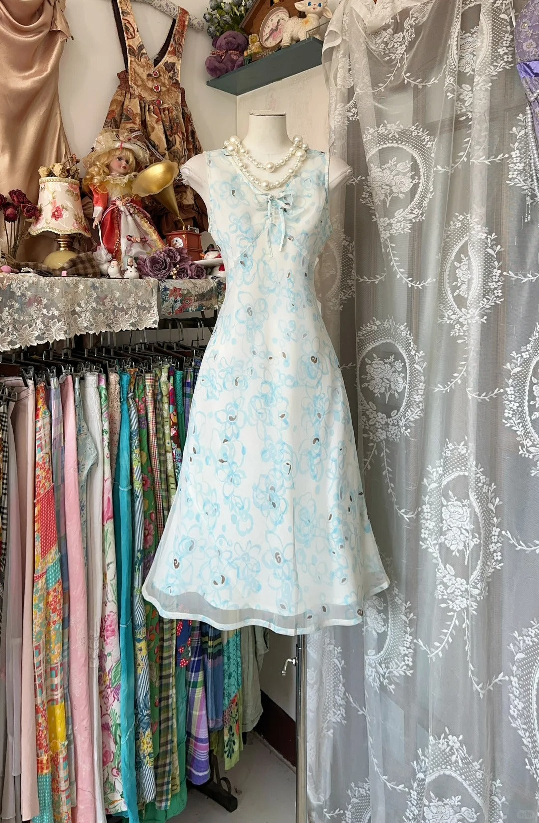 Vintage Short Party Dress Cocktail Dresses Mid Length Homecoming Dress     cg25849